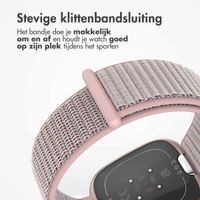imoshion Nylon bandje Fitbit Versa 4/ 3 / Sense (2) - Roze