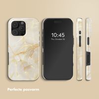 Selencia Vivid Backcover Apple iPhone 16 Pro - Golden Beige Marble