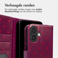 imoshion Design Bookcase Apple iPhone 16 - Crush Check Coral Dust