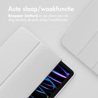 Accezz Smart Silicone Bookcase Apple iPad Air 11 inch (2025) M3 / (2024) M2 / Air 5 (2022) / Air 4 (2020) - Grijs