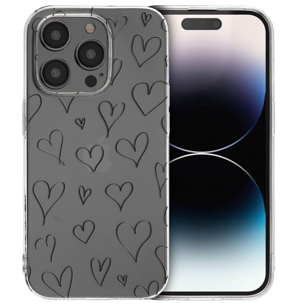 imoshion Design hoesje iPhone 14 Pro - Hearts