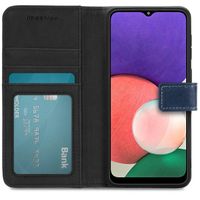 imoshion Luxe Bookcase Samsung Galaxy A22 (5G) - Donkerblauw