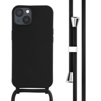 imoshion Silicone Case with Strap Apple iPhone 13 - Black