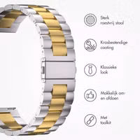 imoshion Stalen bandje - Universeel 20 mm aansluiting - Zilver / Goud