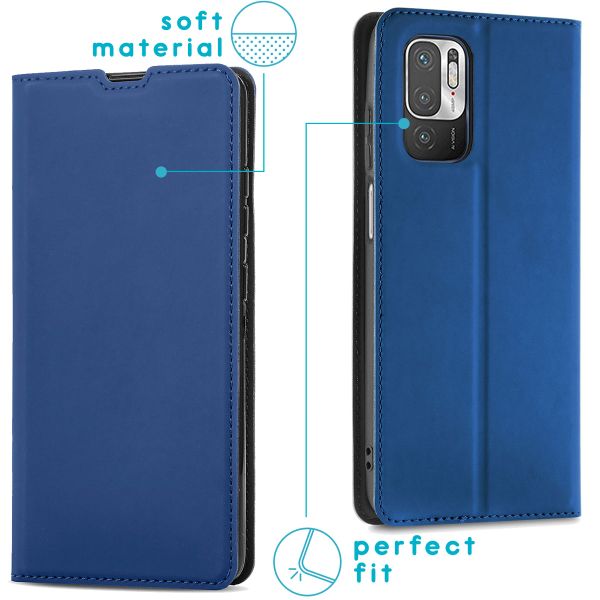 imoshion Slim Folio Bookcase Xiaomi Redmi Note 10 (5G) - Blauw