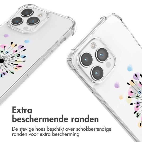imoshion Design hoesje met koord Apple iPhone 14 Pro - Sandstone Dandelion
