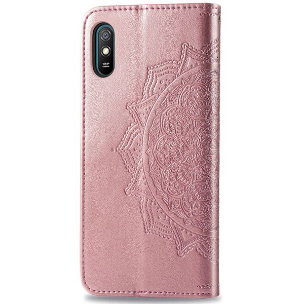 Mandala Bookcase Xiaomi Redmi 9A - Rosé Goud