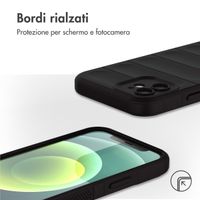 imoshion EasyGrip Backcover Apple iPhone 12 - Zwart