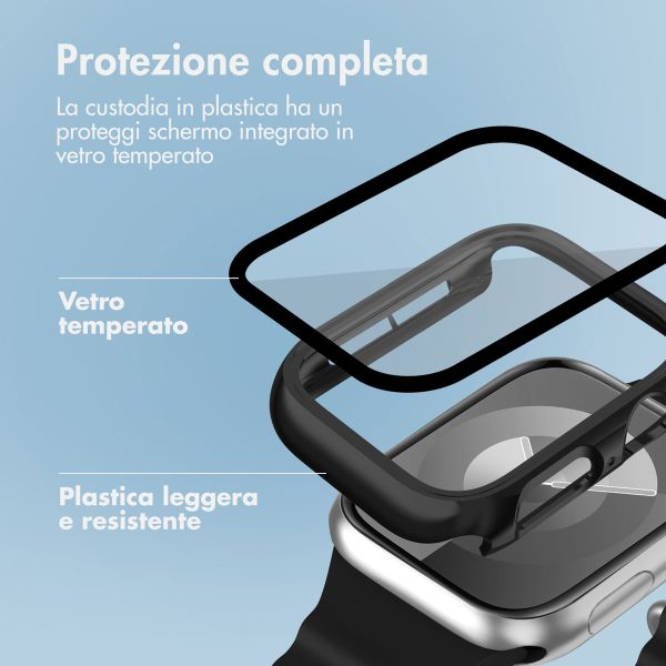 imoshion Full Cover Shiny Hardcase Apple Watch 4 / 5 / 6 / SE - 44 mm - Zwart