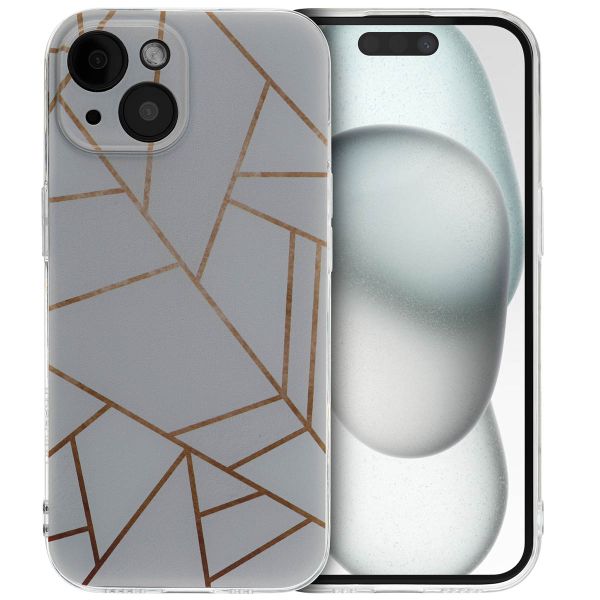 imoshion Design hoesje iPhone 15 - White Graphic