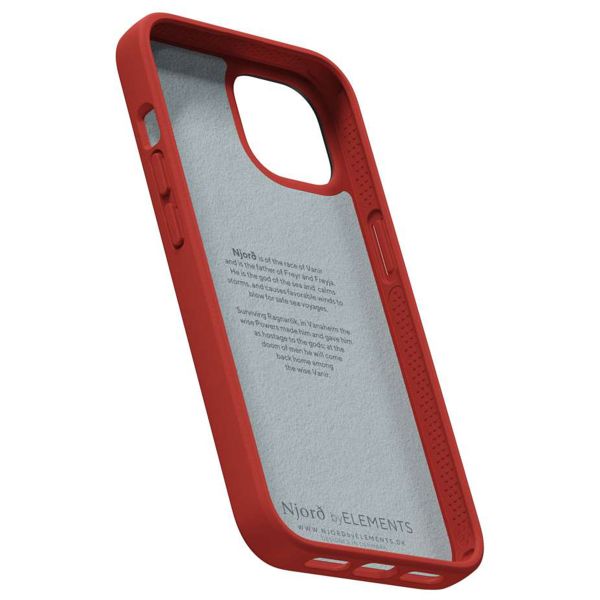 Njorð Collections Suède Comfort+ Case iPhone 14 - Burnt Orange