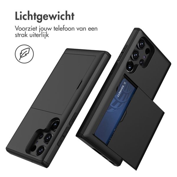 imoshion Backcover met pasjeshouder Samsung Galaxy S23 Ultra - Zwart