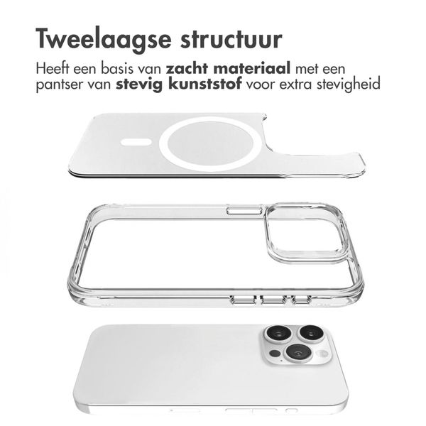 imoshion Rugged Air MagSafe Case Apple iPhone 15 Pro Max - Transparant