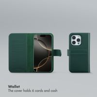 Selencia Olyn Detachable Bookcase with MagSafe Apple iPhone 16 Pro - Green