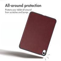 imoshion Trifold Book Case Apple iPad 11 (2025) 11 inch A16 / iPad 10 (2022) 10.9 inch - Bordeaux