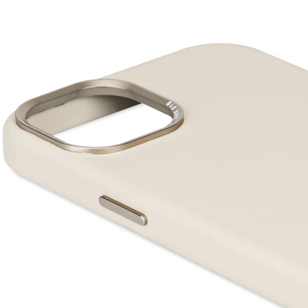 Decoded Leather Backcover MagSafe iPhone 15 - Clay