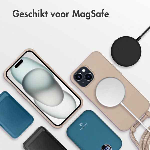 imoshion Color Backcover met afneembaar koord met MagSafe Apple iPhone 15 - Nude