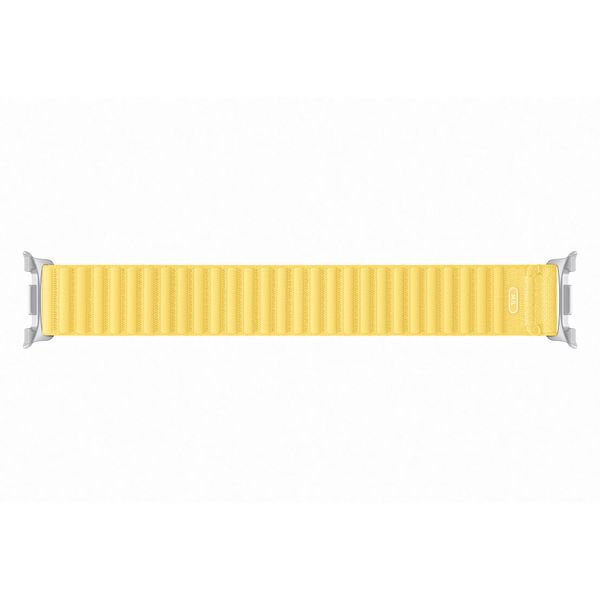 Samsung Originele Fabric Band Samsung Galaxy Watch 9 (40/44mm) / Watch 8 (40/44mm) / Classic (46mm) - Maat M/L - Geel