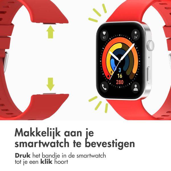 imoshion Siliconen bandje Huawei Watch Fit 3 - Rood