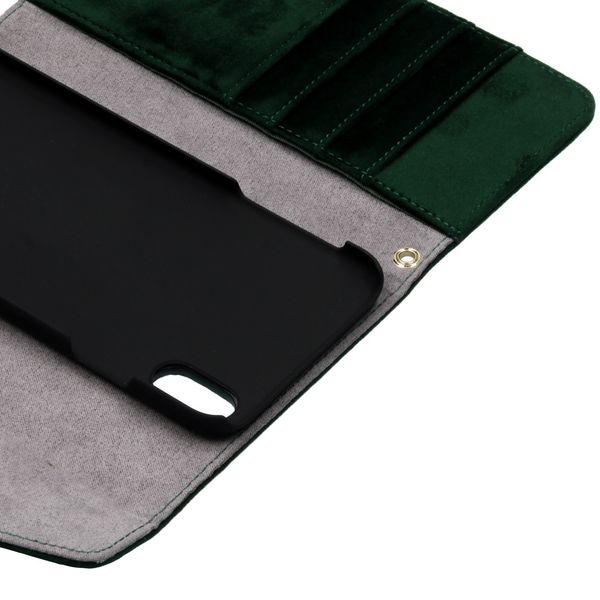 iDeal of Sweden Mayfair Clutch Velvet iPhone Xs Max