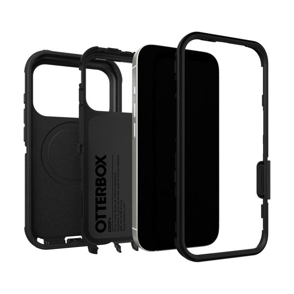 OtterBox Defender Pro Backcover met MagSafe Apple iPhone 17 Pro - Black