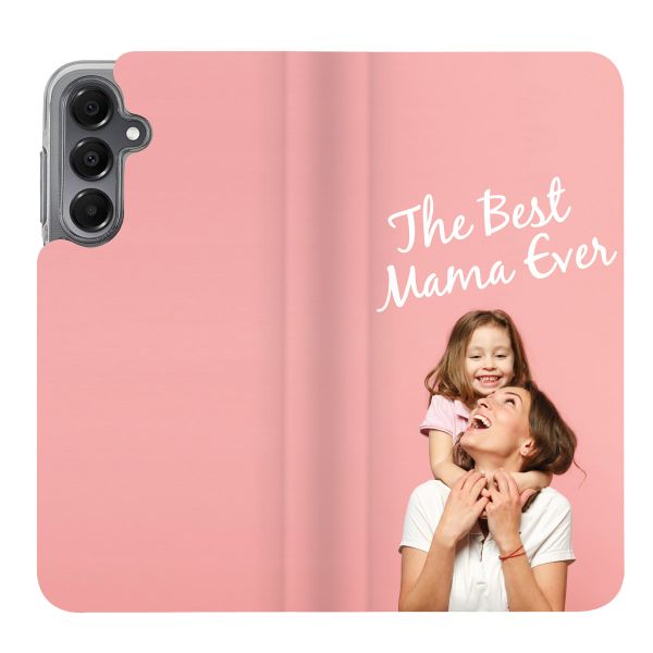 Ontwerp je eigen Compact gel bookcase hoes Samsung Galaxy A16 - Wit