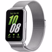 imoshion Milanees magnetisch bandje Samsung Galaxy Fit 3 - Zilver