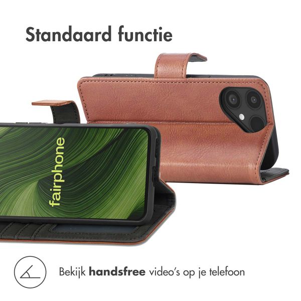 imoshion Luxe Bookcase Fairphone 6 - Bruin