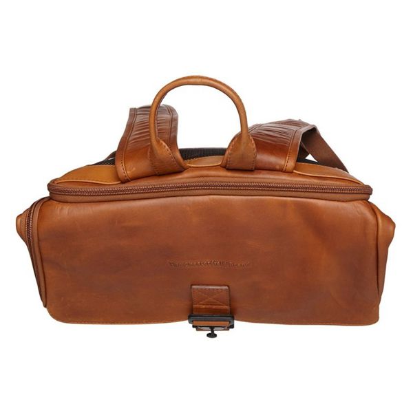 The Chesterfield Brand Savona Laptop rugzak 15-15.6 inch - Echt leer - Cognac