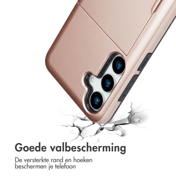 imoshion Backcover met pasjeshouder Samsung Galaxy S25 Plus - Rosé Goud