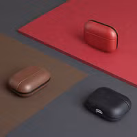 Uniq Terra Echt Lederen Case Apple AirPods 3 (2021) - Toffee Brown