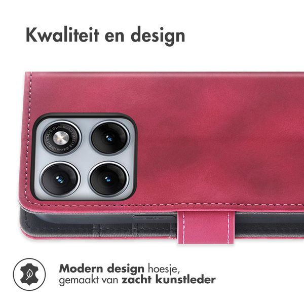 imoshion Bookcase met koord Motorola Edge 70 Fusion - Rood