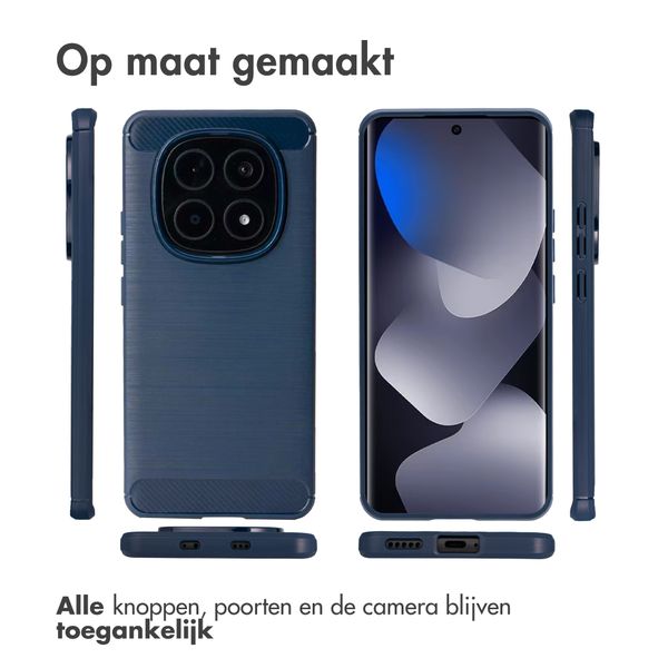 imoshion Brushed Backcover Xiaomi Redmi Note 15 (4G) - Donkerblauw