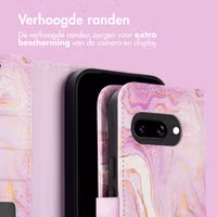 imoshion Design Bookcase Google Pixel 9A - Purple Marble