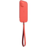 Apple Leather Sleeve MagSafe Apple iPhone 12 (Pro) - Pink Citrus