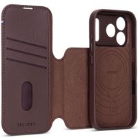Decoded 2 in 1 Leather Detachable Wallet MagSafe Apple iPhone 18 Pro / 17 Pro - Chocolate Brown