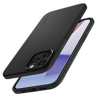 Spigen Thin Fit Air Backcover iPhone 12 Pro Max - Zwart