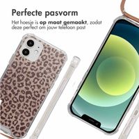 imoshion Design hoesje met koord Apple iPhone 12 (Pro) - Leopard Mood