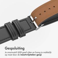 imoshion Modern leren bandje - Universeel 22 mm aansluiting - Zwart