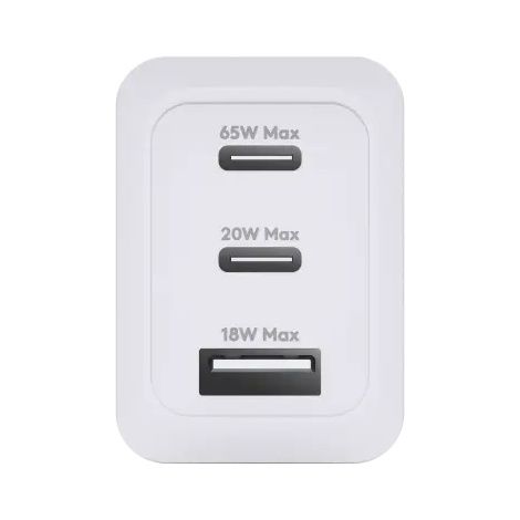 dbramante1928 Re-charge Oplader 2x USB-C 65W en USB-A 18W - Wit