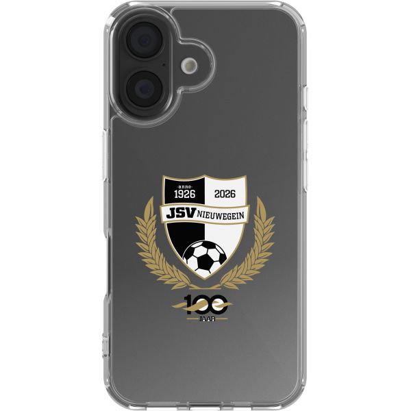 Clear Backcover Apple iPhone 16 - JSV Nieuwegein