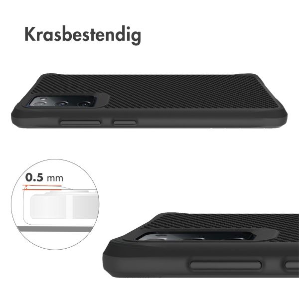 imoshion Rugged Hybrid Case Samsung Galaxy S20 - Zwart