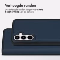Accezz Premium Leather 2 in 1 Wallet Bookcase Samsung Galaxy A35 - Donkerblauw
