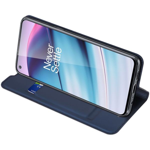 Dux Ducis Slim Softcase Bookcase OnePlus Nord CE 5G - Blauw