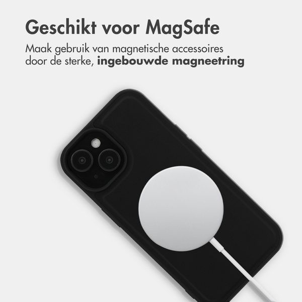 Accezz Edge Backcover met MagSafe Apple iPhone 15 - Zwart