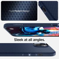 Spigen Liquid Air Backcover iPhone 14 - Donkerblauw