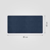 imoshion Bureau onderlegger 80 x 40 cm - Donkerblauw