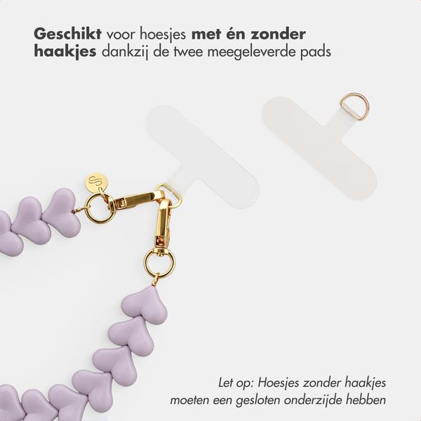 Selencia Lova Hartjes Polskoord - Muted Mauve