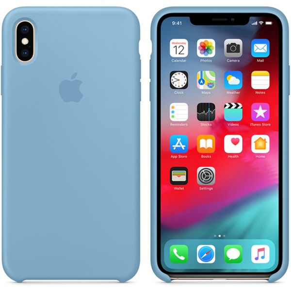 Apple Silicone Backcover Apple iPhone Xs Max - Cornflower