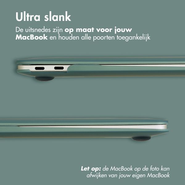imoshion Laptop Cover Apple MacBook Pro 13 inch (2020 / 2022) - Donkergroen